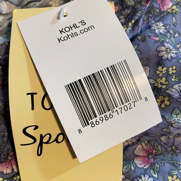 Blue rouched crop top - Picture 3 of 4